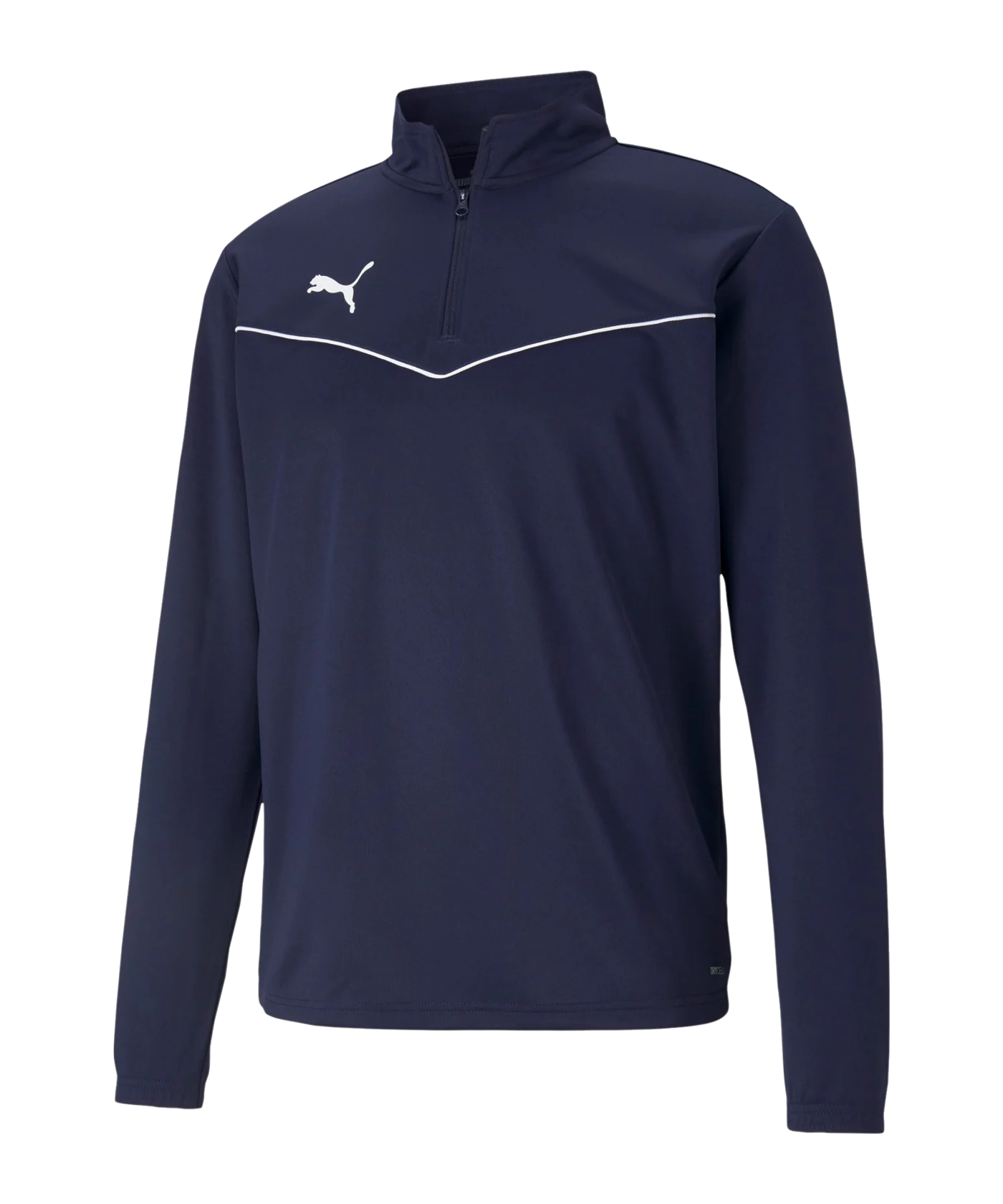 PUMA teamRISE HalfZip Sweatshirt Blau Weiss F06