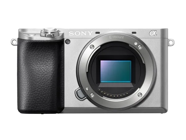 Sony a6100 ILCE-6100L - Digitalkamera - spejlløst - 24.2 MP - APS-C - 4K / 30 fps - 3x optisk zoom 16-50 mm objektiv - Wi-Fi, NFC, Bluetooth - sølv