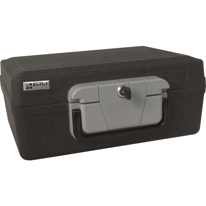 Rieffel Sicherheitskassette SecurityCase 6, 38.9 x 30 x 16.5  cm, schwarz