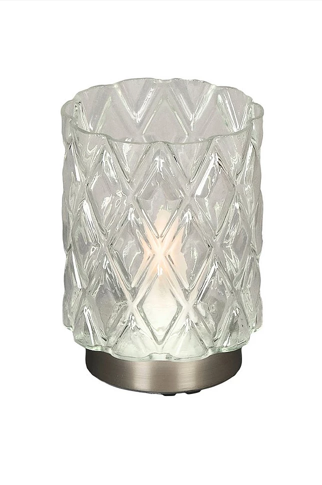 B/O Led-lys med glass 11 cm