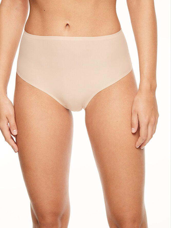 Chantelle SoftStretch High Waist Thong Sand