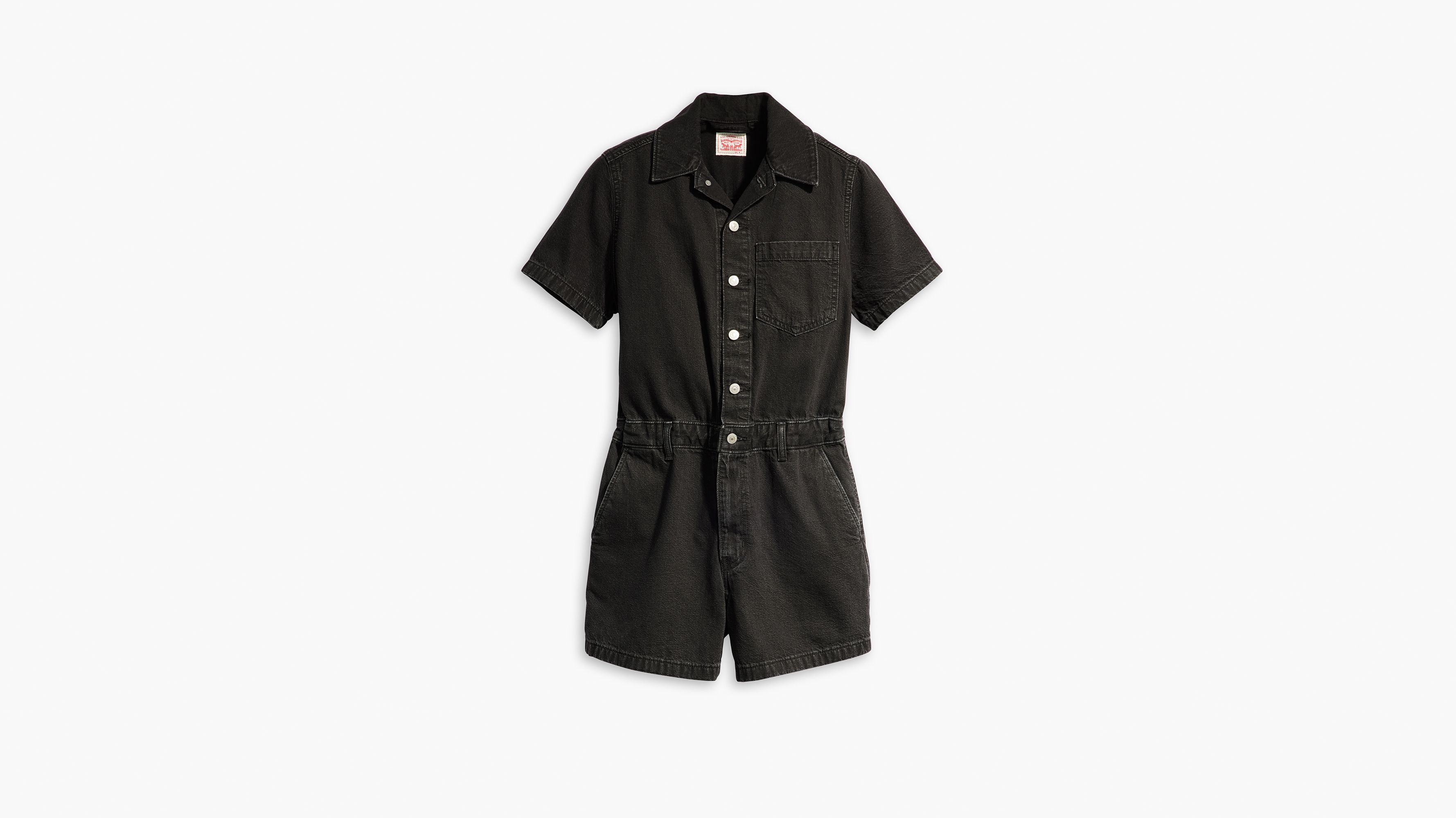 Combishort manche courte Heritage - So Far So Good Clean - Noir