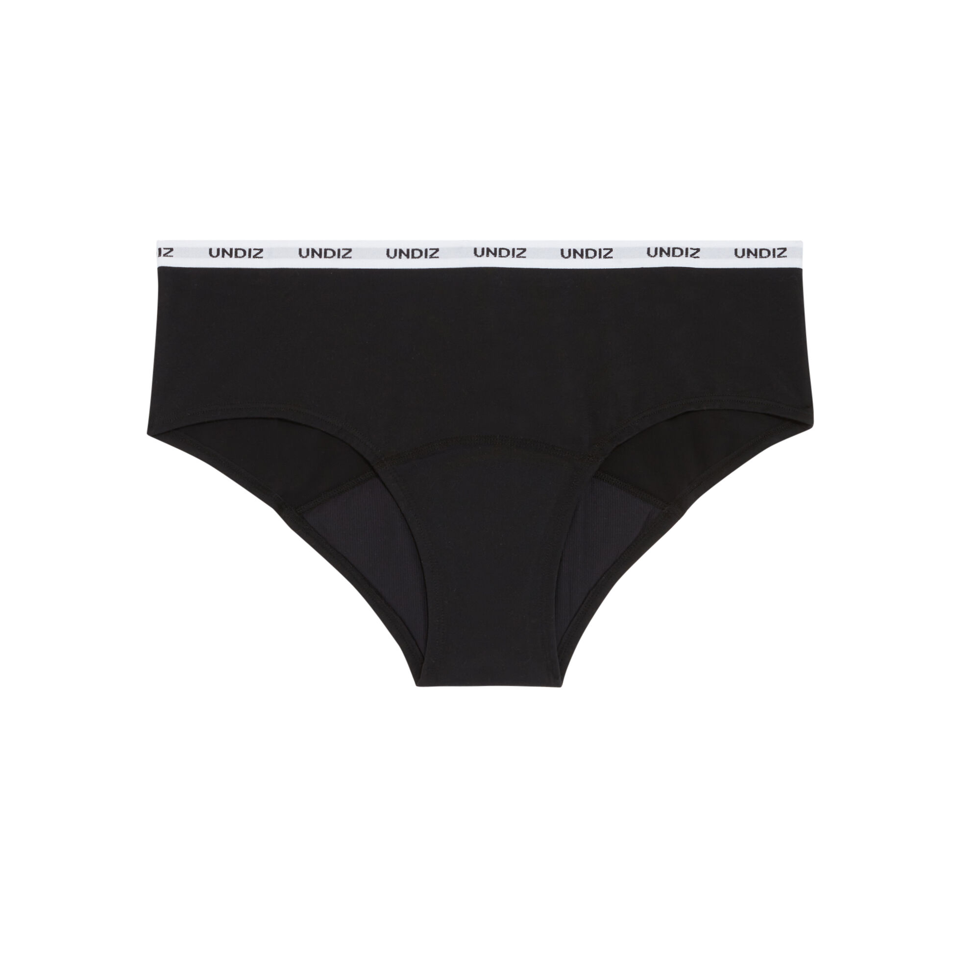 Shorty menstruel en microfibre