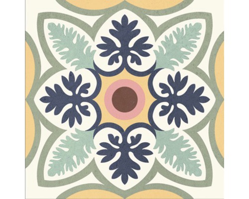 Porseleinen wand- en vloertegel Heritage taco in 76 verschillende designs 16,5 x 16,5 cm
