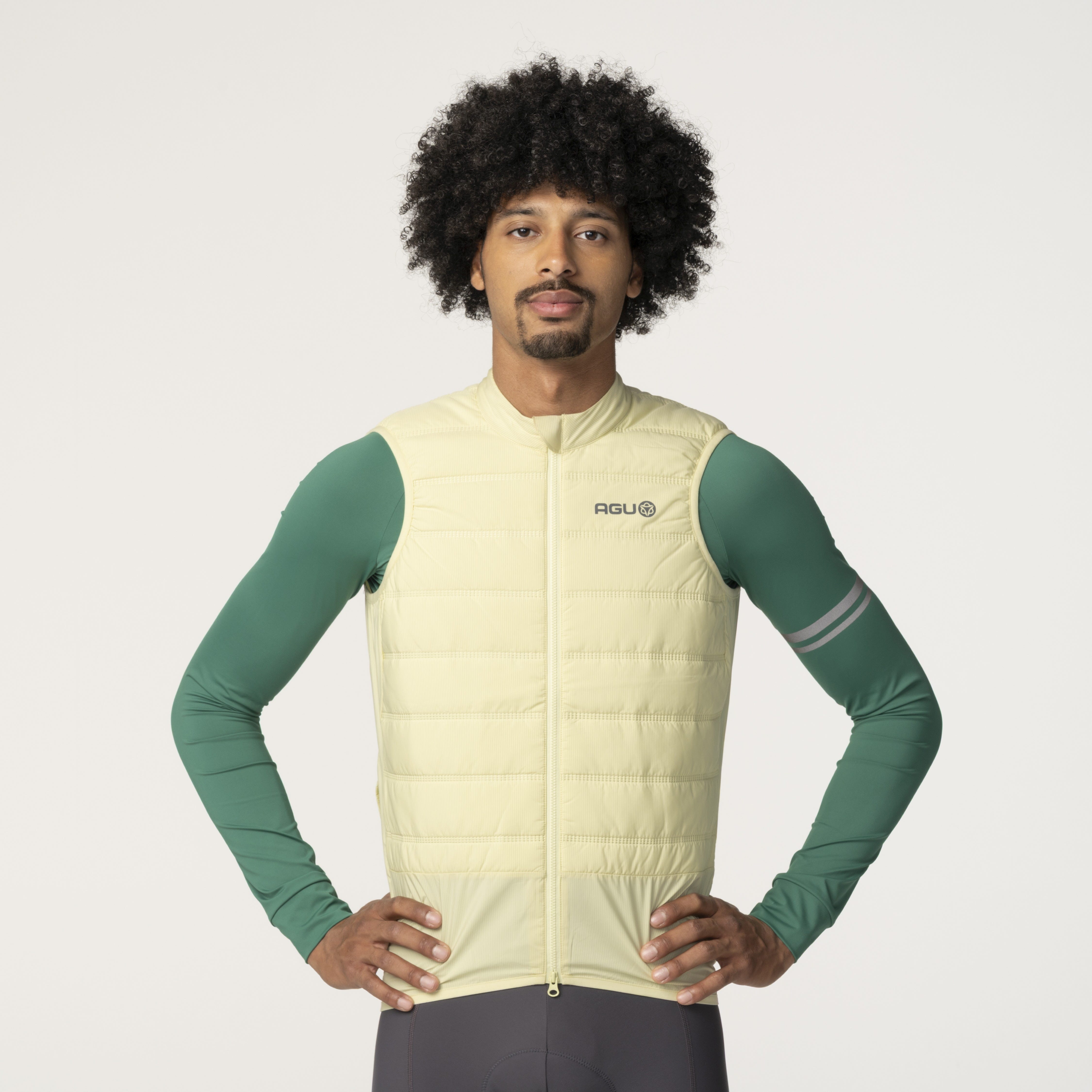 AGU Performance Heren Padded body - Yellow