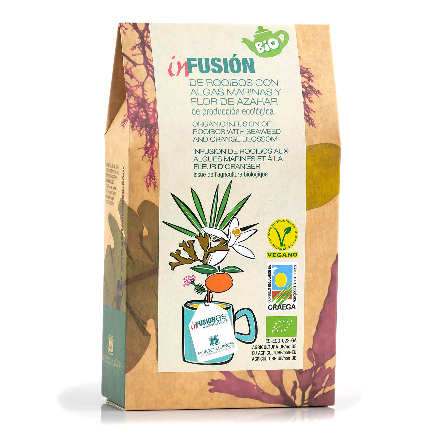 Infusion de Rooibos aux algues marines et à la fleur d'oranger bio
