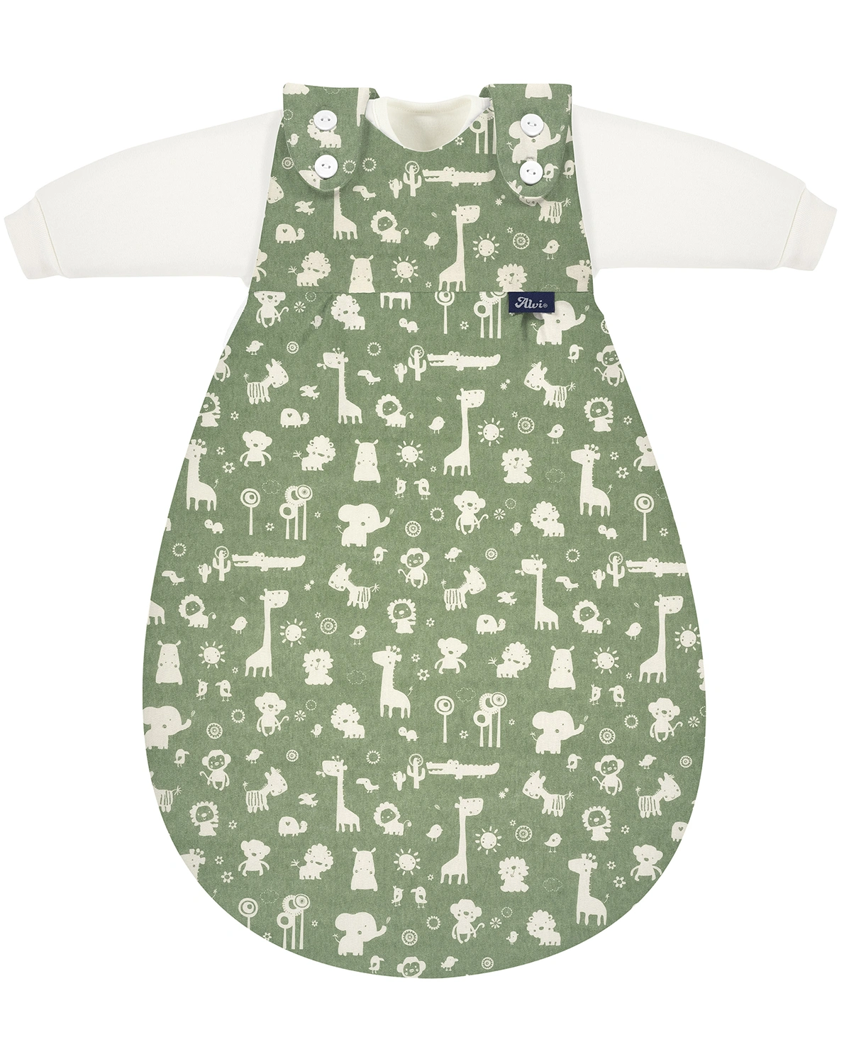 Schlafsack-Set BABY-MÄXCHEN® – GRANITE ANIMALS 3-teilig