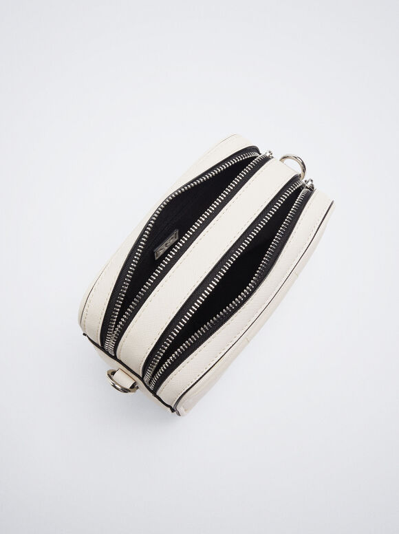 Bolsa Transversal Básica - Off-White