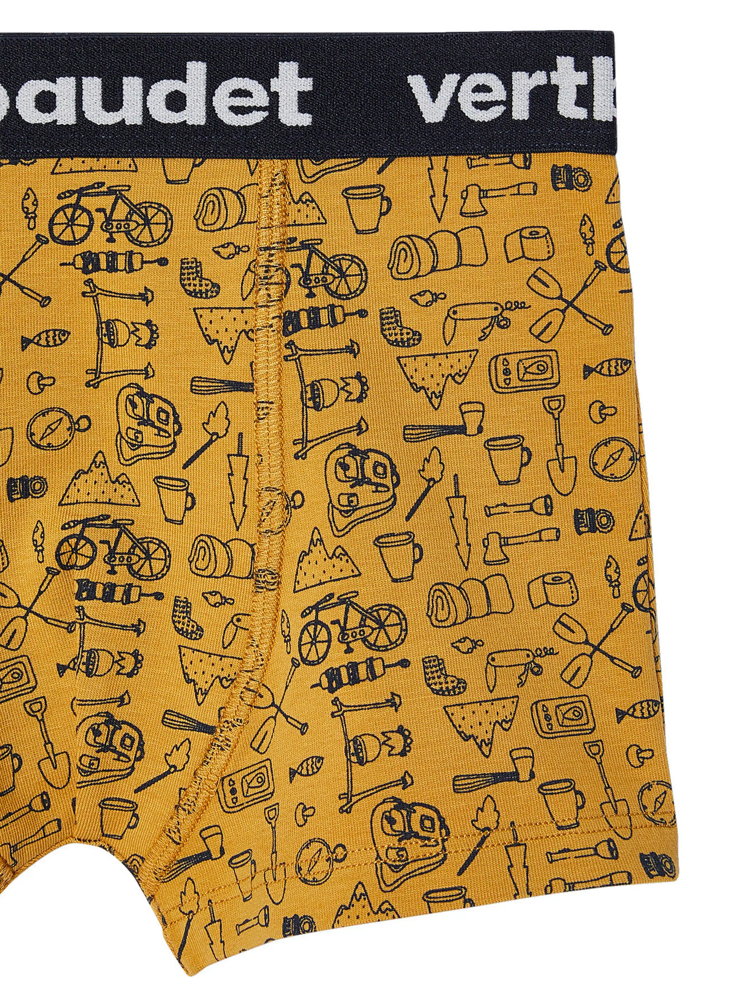 Vertbaudet Bio-Kollektion: 5er-Pack Jungen Boxershorts aus Stretch wollweiß