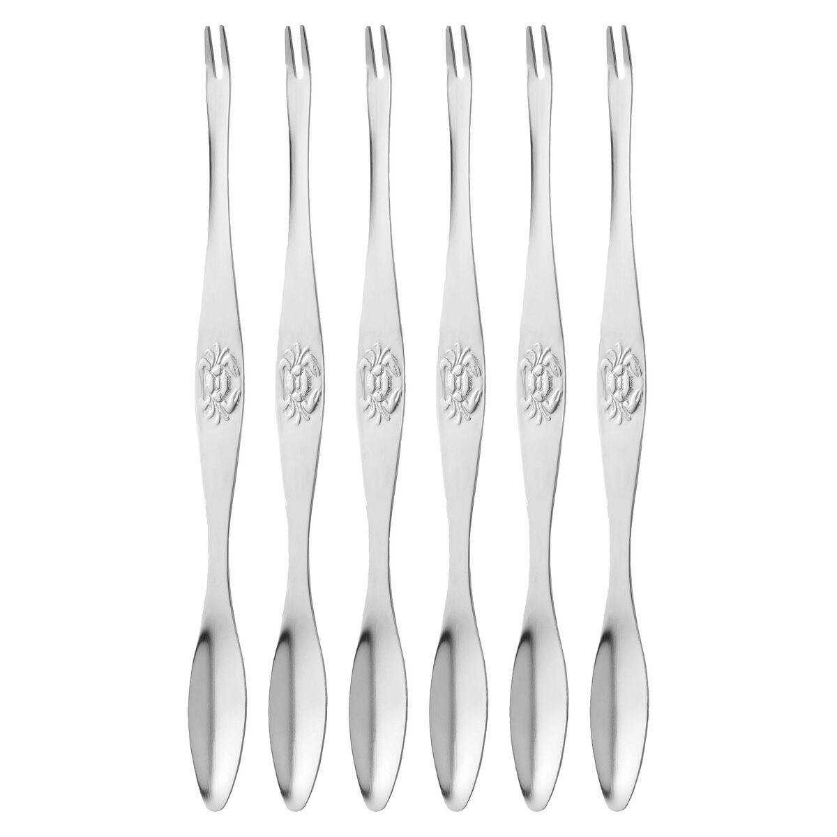 Skai skalldyrsgaffel 18,5 cm, rustfritt stål