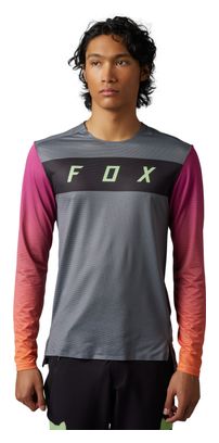 Maillot Manches Longues Fox Flexair Arcadia Gris
