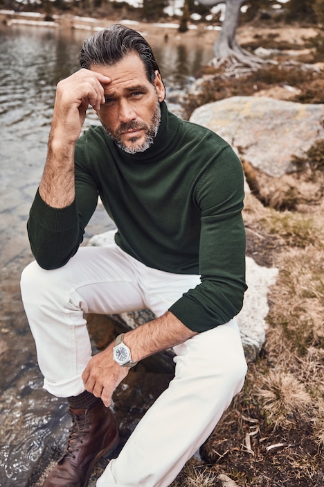 JP 1880 Rollkragen-Pullover FLEXNAMIC®, Merino Mix, bis 7 XL