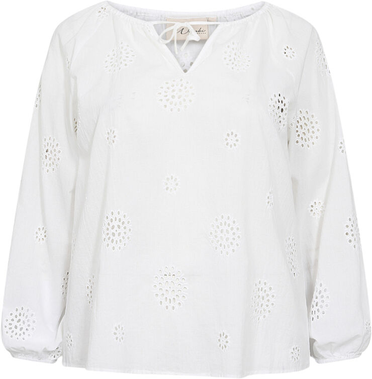 Wasabiconcept Curvy WA-GIT 1 Bluse Hvid 1000 hvid