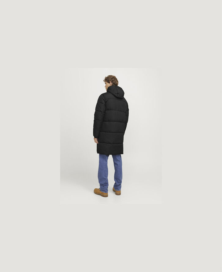 JJ-REBEL JREBREBEL LOGO LONG PUFFER Sort
