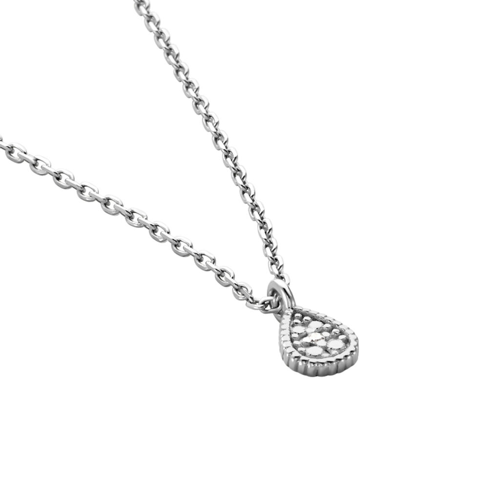 Collier Mon 1er Diamant Or Blanc Diamant