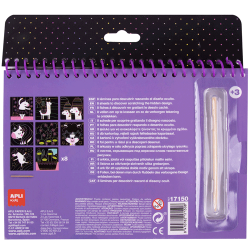 Apli kids krasplaatjes - happy