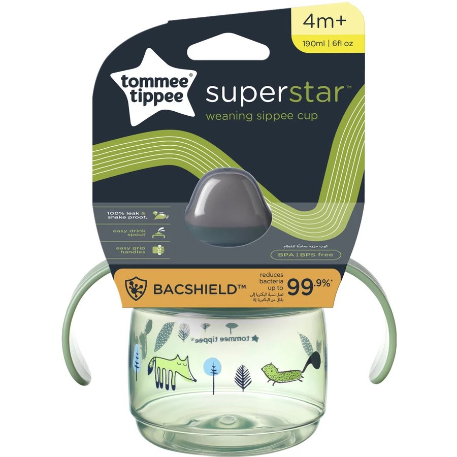 Tommee Tippee Trinklernbecher Sippee Cup 190ml ab 4+ Monate in grün