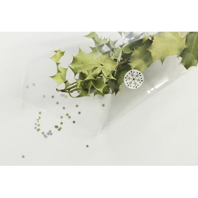 Clairefontaine - Film fleuriste - 70 cm x 3 m - 35 µm - transparent - feuille en polypropylène