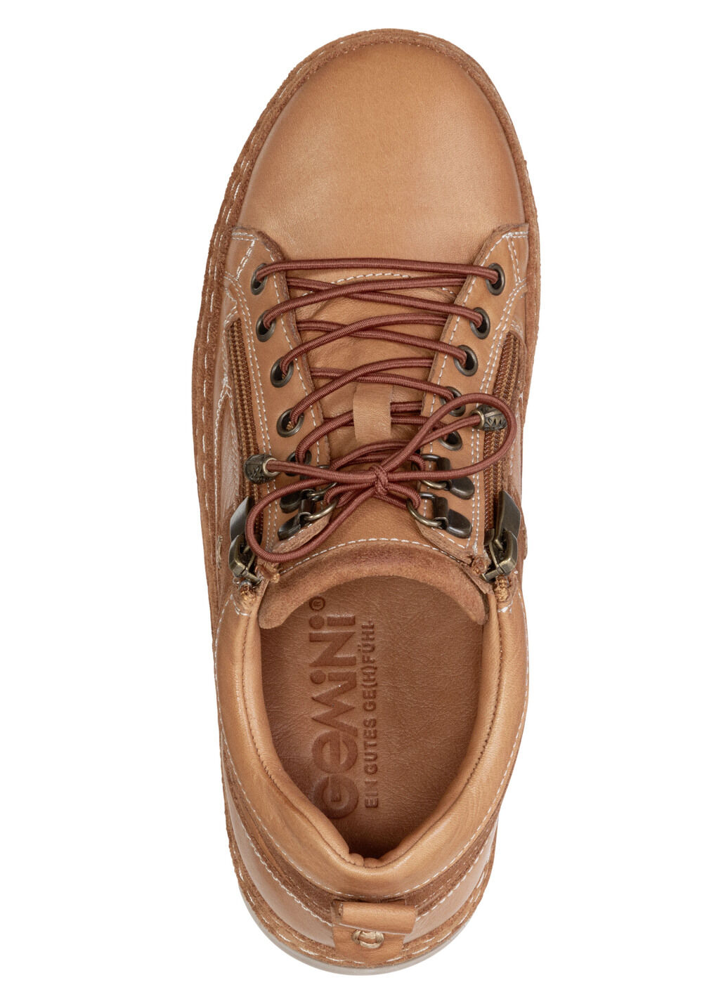 Gemini, schicke Damen-Schnürschuhe, Weite G, mit herausnehmbarem Fussbett