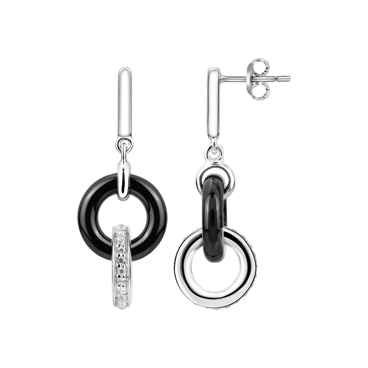 Boucles d'oreilles pendantes en Argent