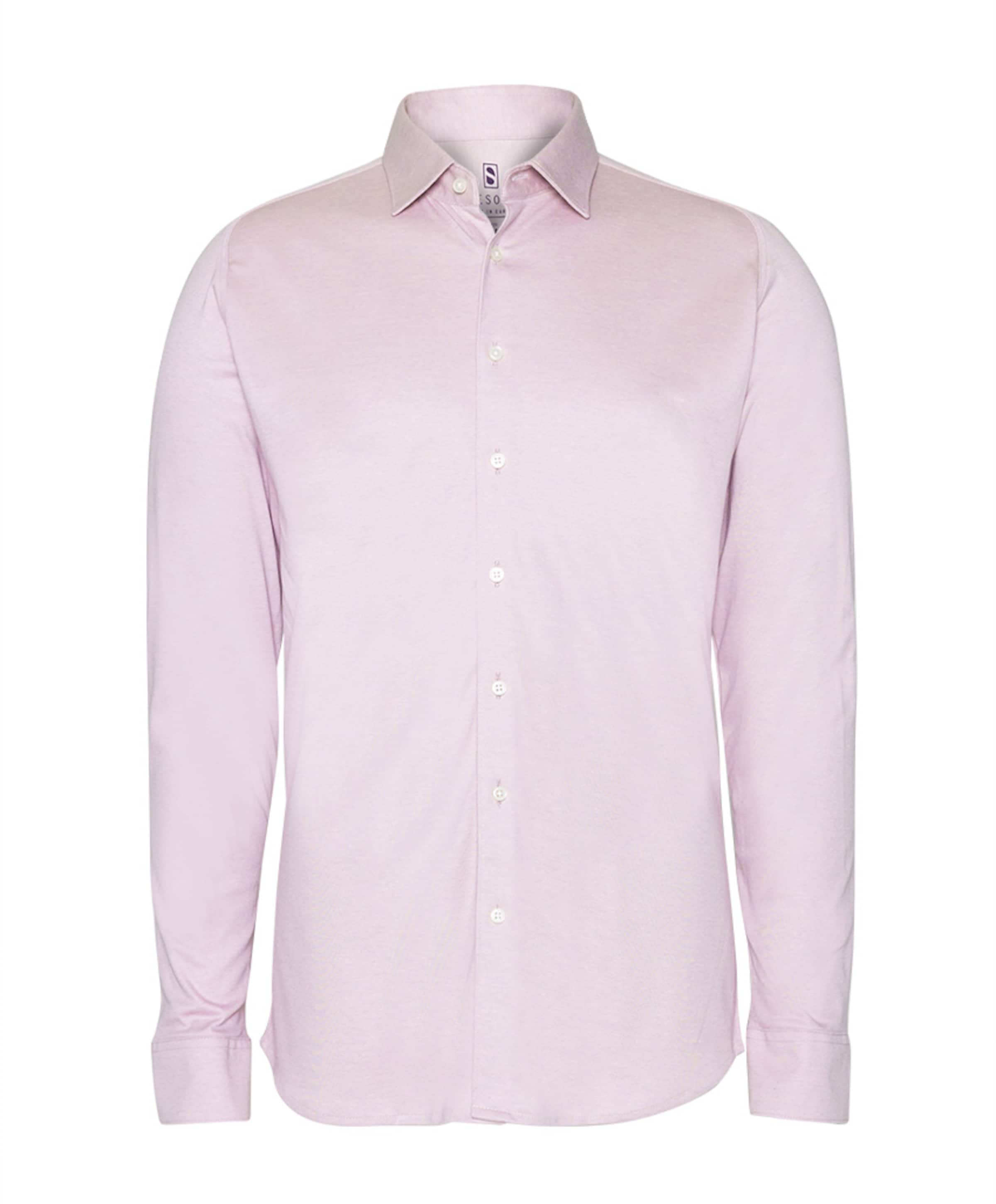 Desoto Heren overhemd lange mouw roze