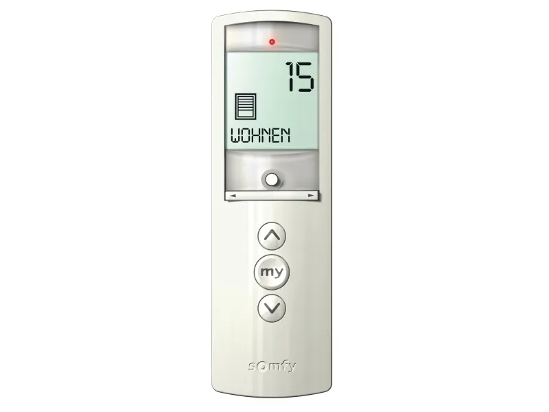 Somfy 1811020, Smart home enhed, Tryk på knapper, Indbygget skærm, Hvid