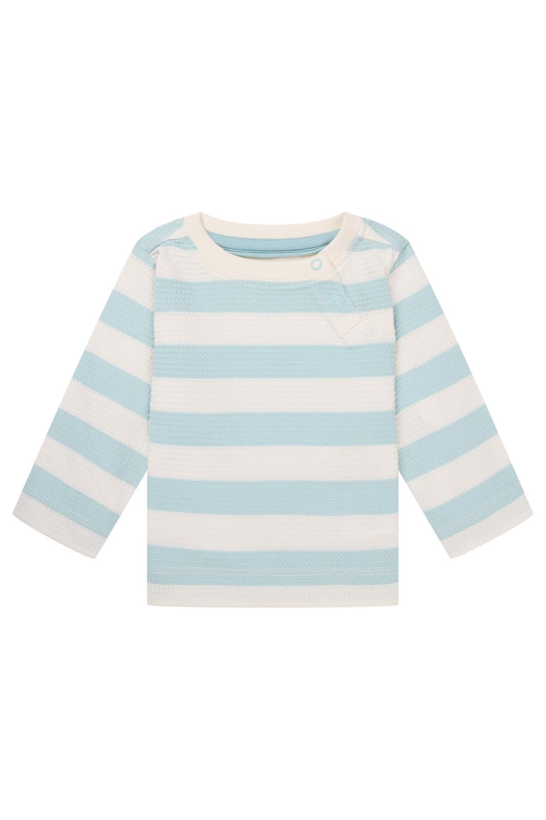 Noppies Newborn Longsleeve Ogden - Stripe pattern Light Blue