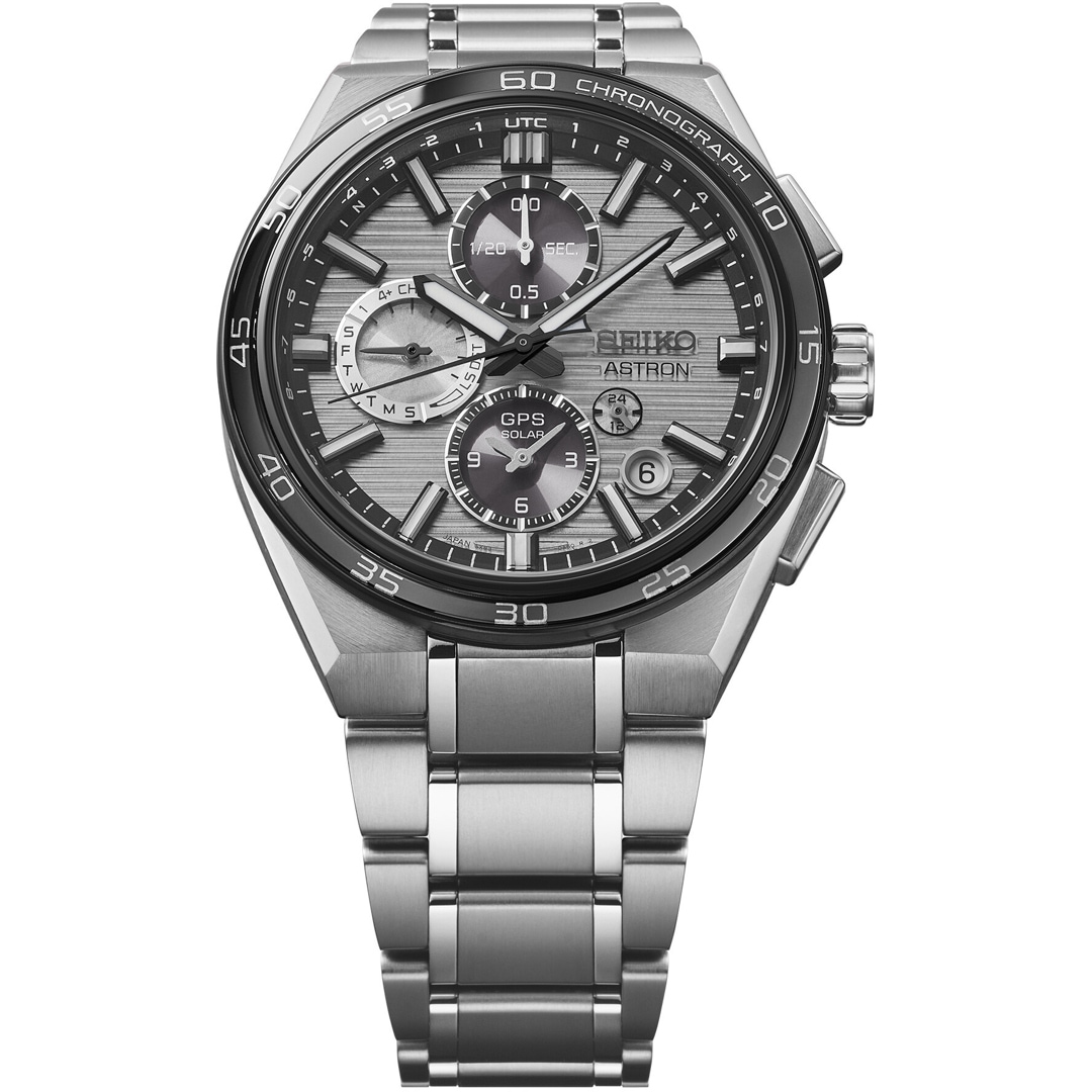 Seiko Astron 5X GPS Solar Dual Time Chronograph 44