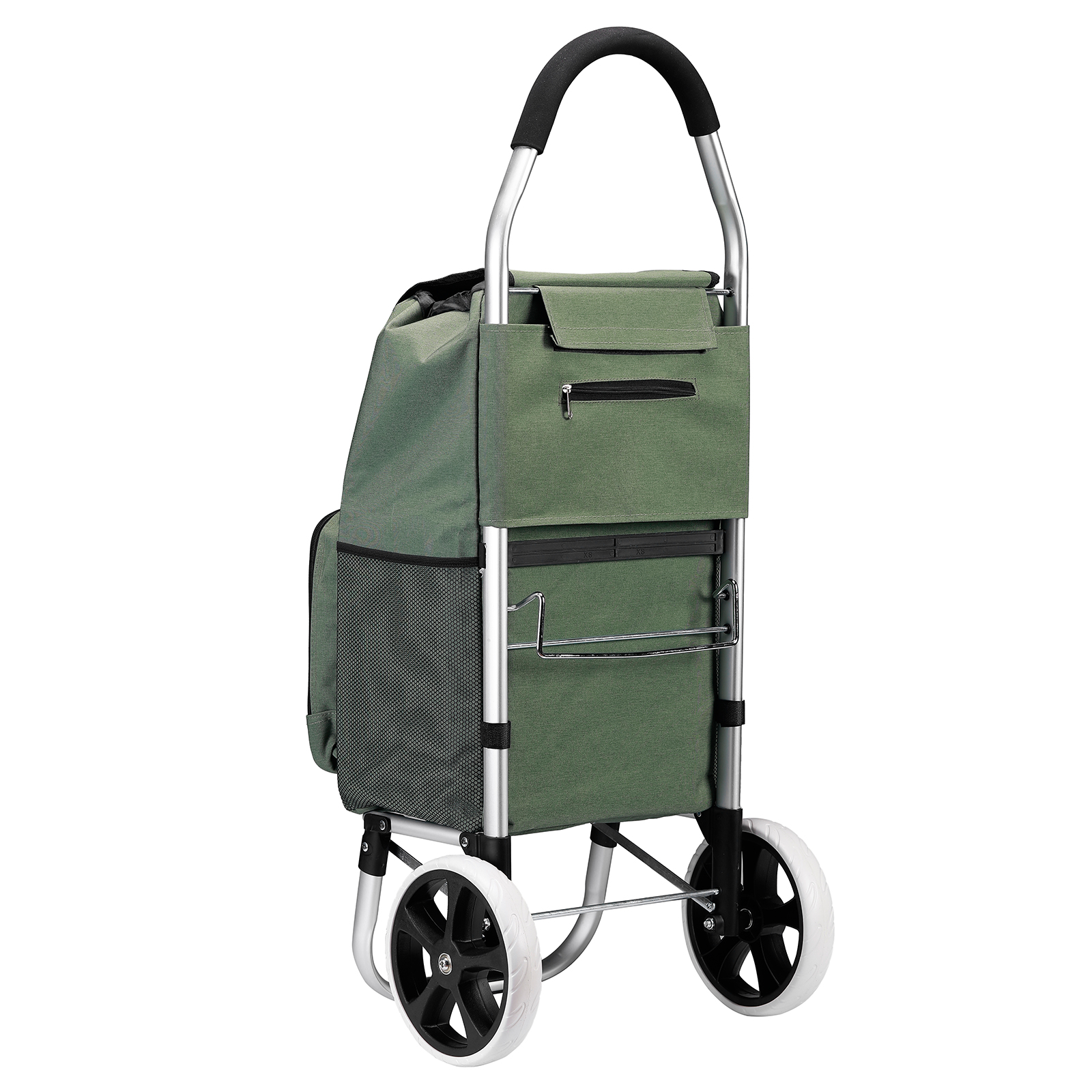 Packaway 45 liter boodschappentrolley met koelvak - Green