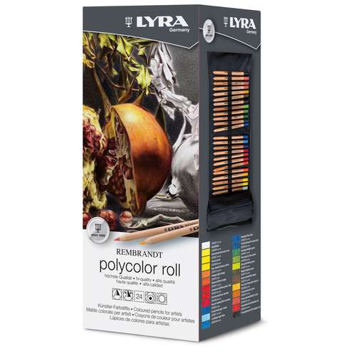 LYRA REMBRANDT® POLYCOLOR Farbstifte Rolle, 24er-Set