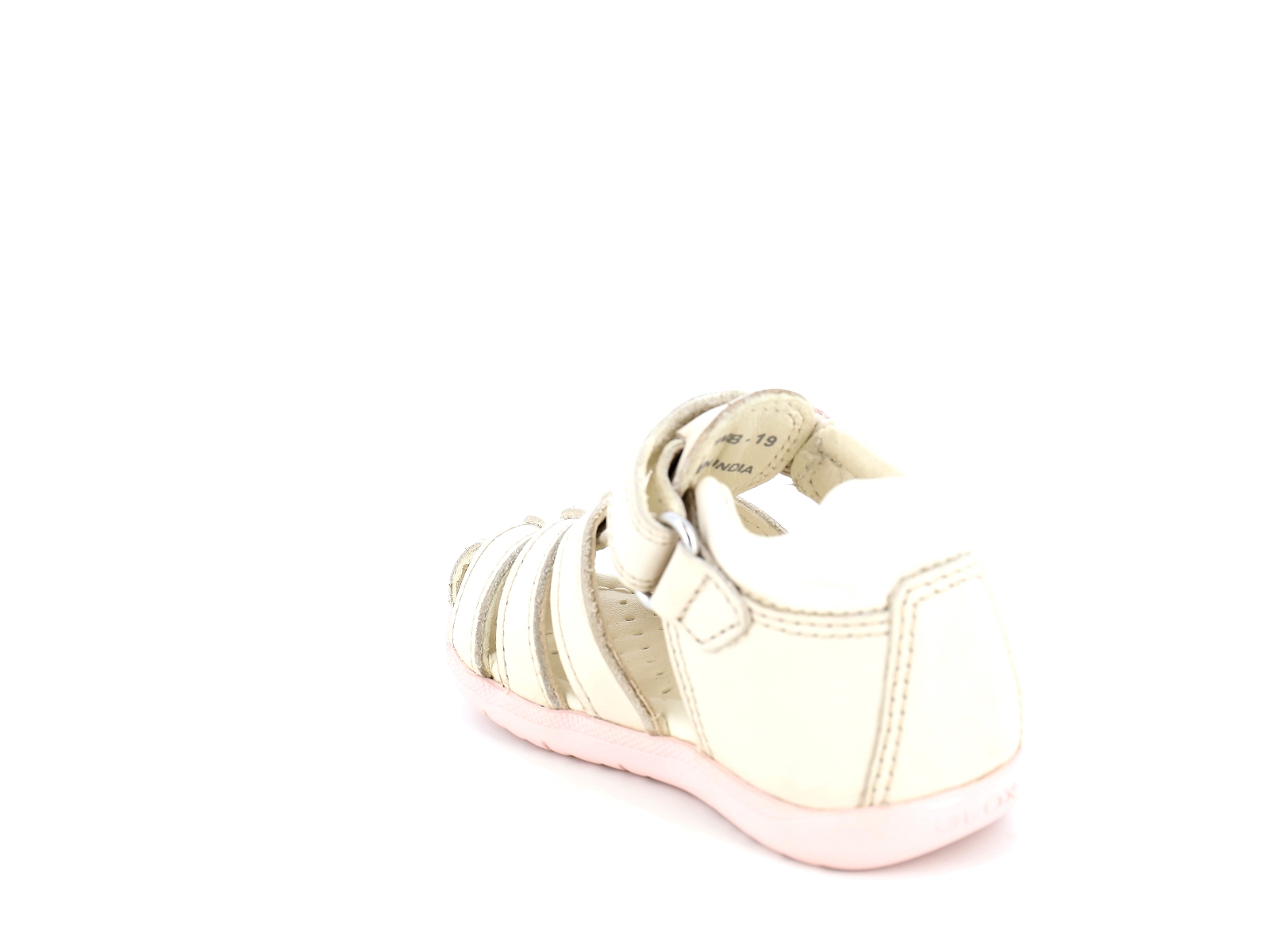 Geox-SANDAL MACCHIA GIR B254WB Cuir Ivoire