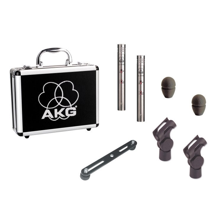 AKG C451B stereo instrument condensator microfoon set
