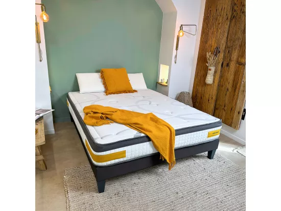 BELLECOUR LITERIE | Matelas LINKOPING 180x200 cm | Mousse à mémoire de forme | Soutien Ferme