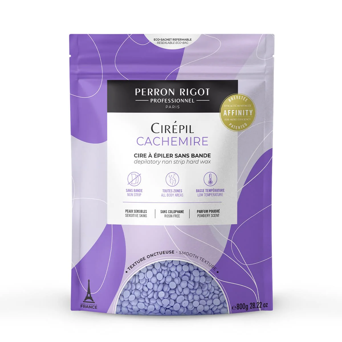 Cire épilation pelable texture onctueuse Cachemire Cirépil 800ml