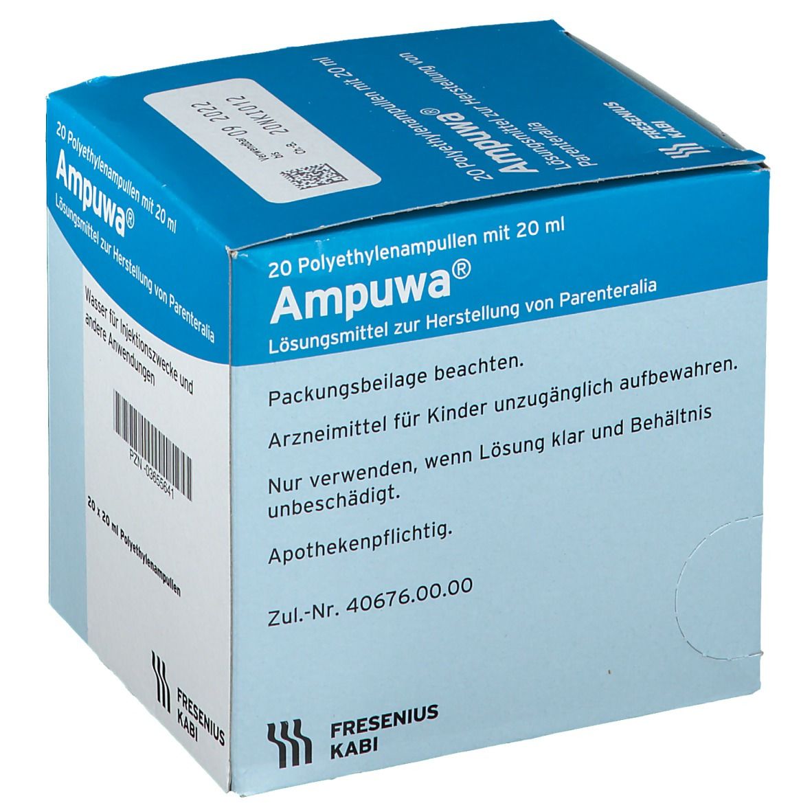 Ampuwa® Wasser für Injektionszwecke