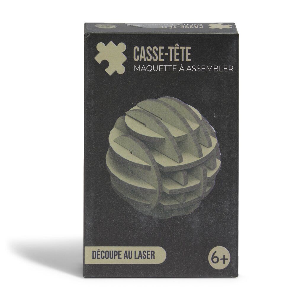 Casse-tête en bois - 8 modèles