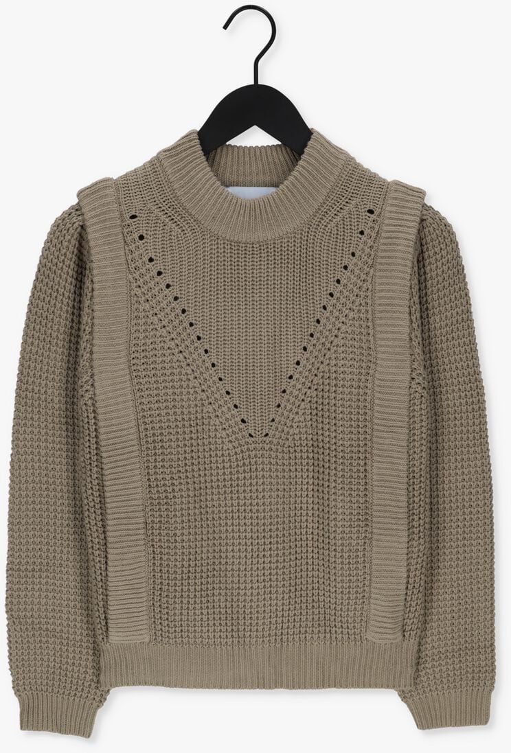 MINUS donkergroene minus trui appoline knit pullover