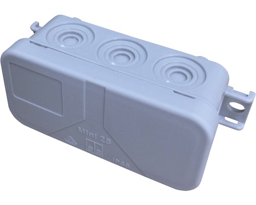 Spelsberg aansluitdoos IP55 Mini 25 89x43 mm 1090801 zonder klemmen 10 kabelinvoeren