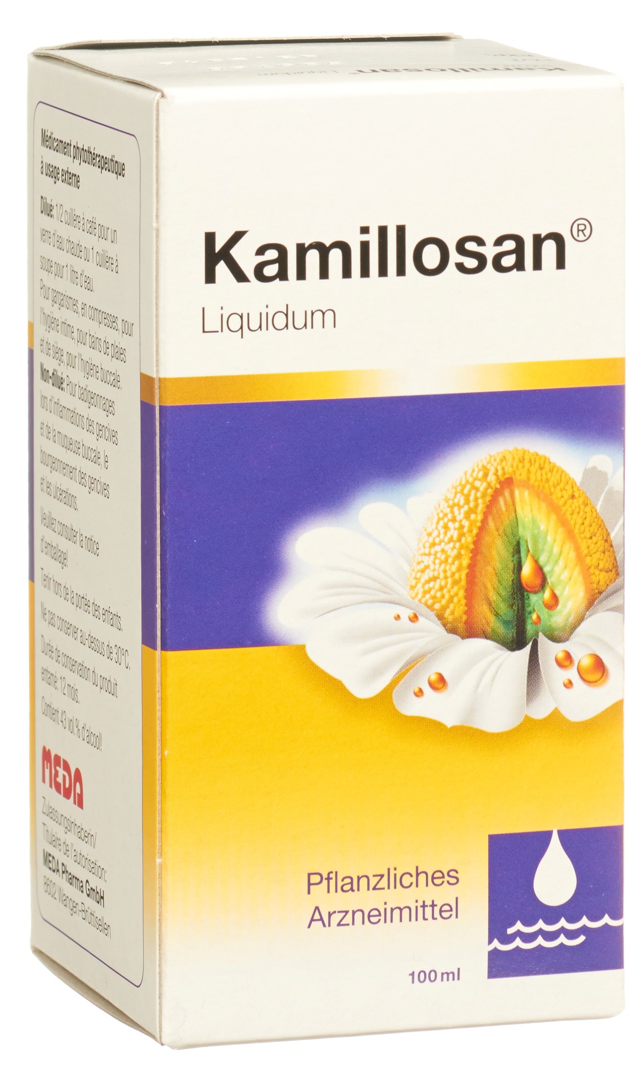KAMILLOSAN liq 100 ml<br>100 ml, Flüssigkeit zur Anwendung auf der Haut