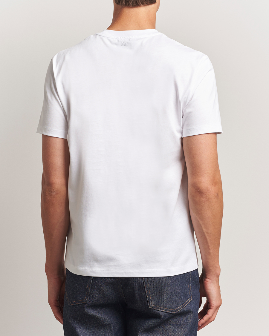 AMI Black Heart Logo T-Shirt White