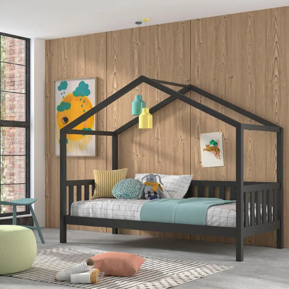 Bedhuisje Dallas 90x200 - antraciet