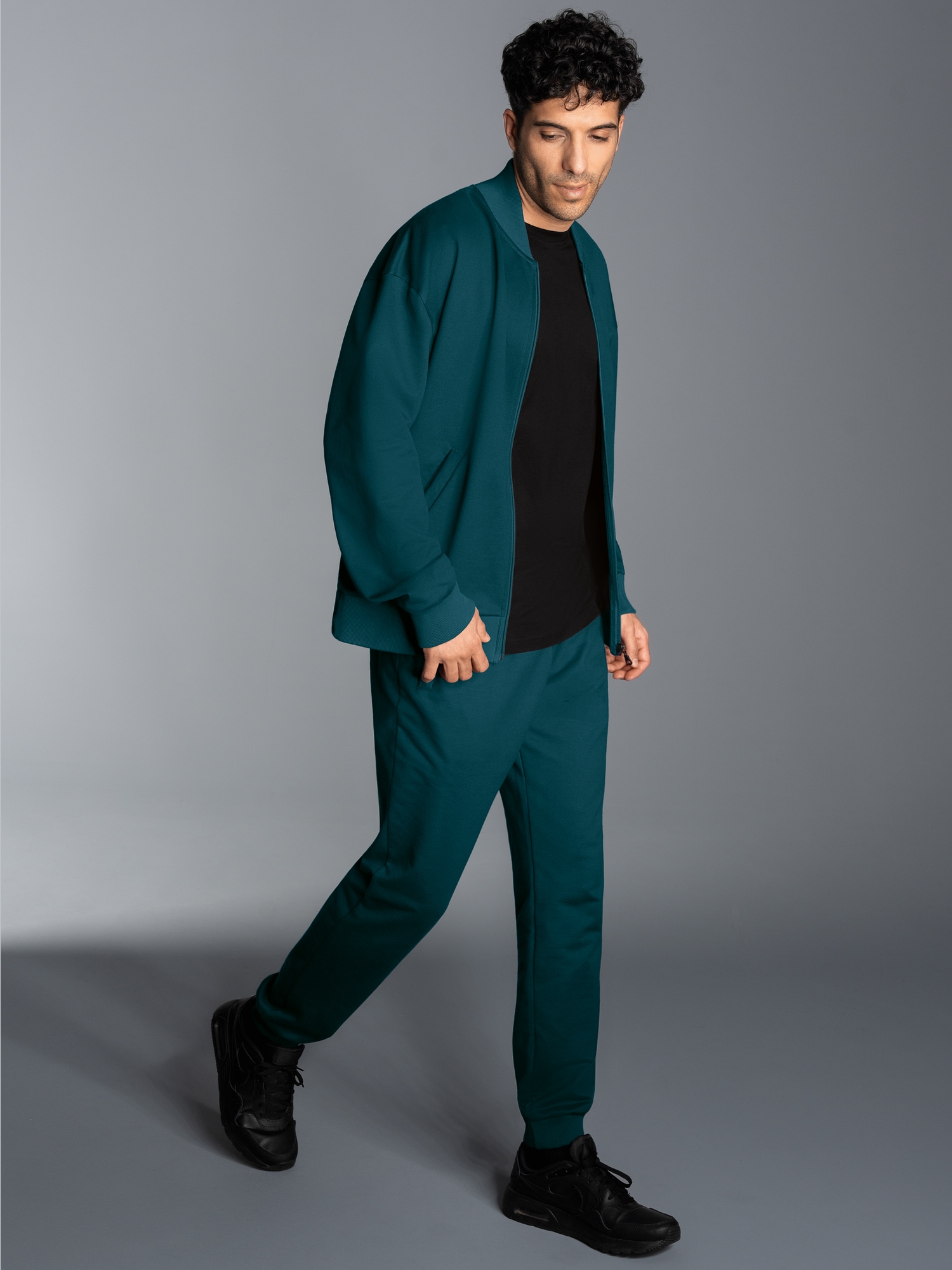 Tracksuit in weicher Sweat-Qualität Saphir