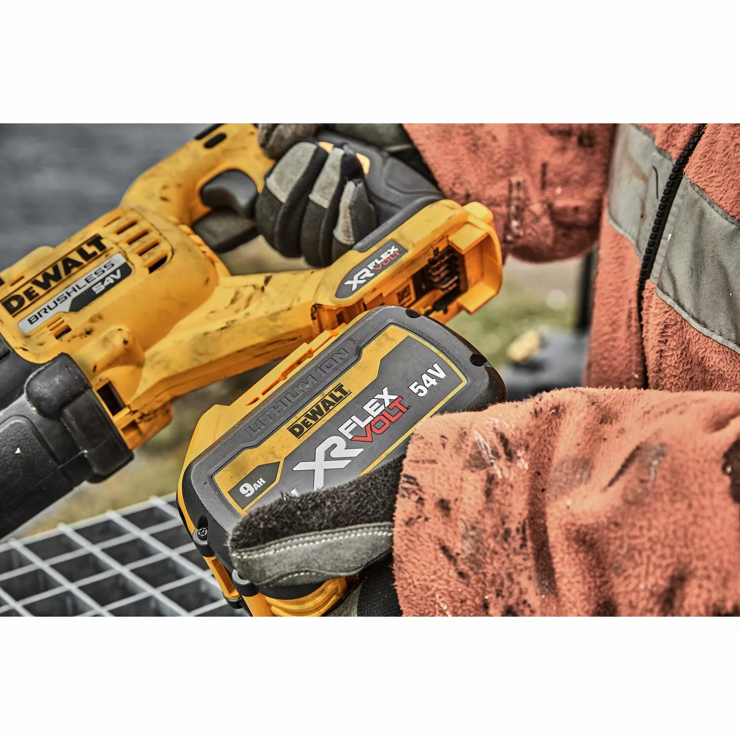 DeWALT DCS389X2-QW 54V Li-ion FlexVolt Accu Reciprozaag set (2x 9.0Ah) in TSTAK koffer