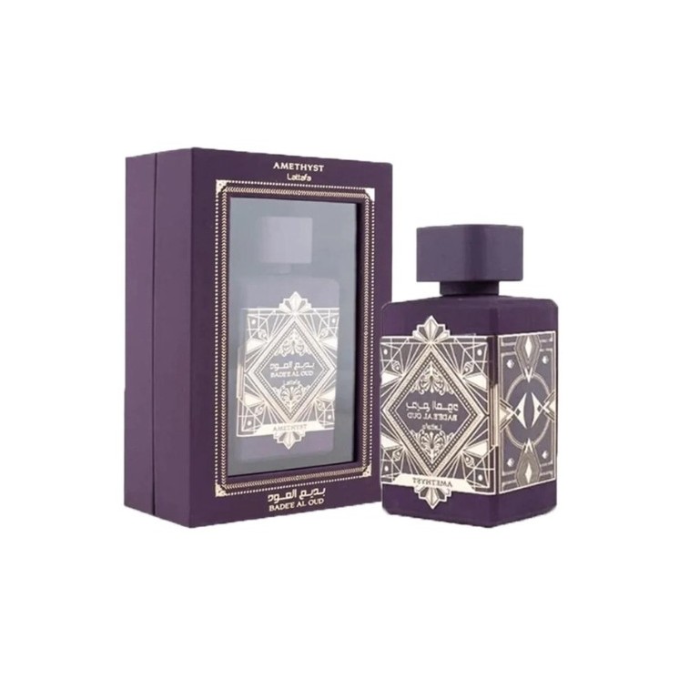 Lattafa Eau de Perfume für Damen und Herren Bade`e Al Oud Amethyst 100 ml