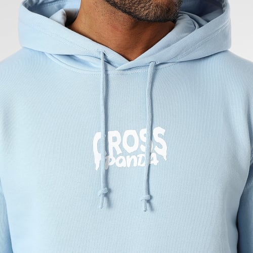 Sweat Capuche Laugh Later Bleu Clair