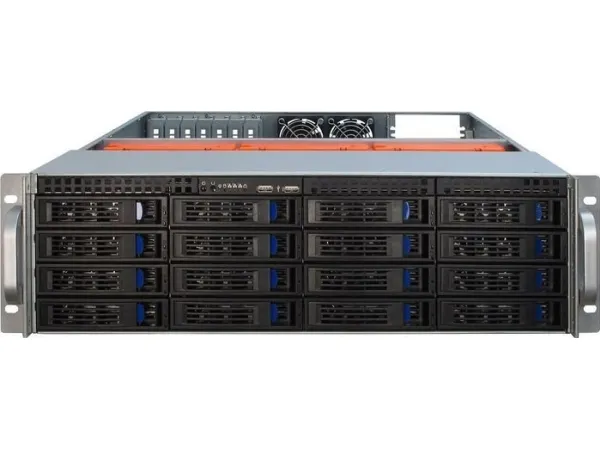 Inter-Tech IPC 3U-3416 - Rack-monterbar - 3U - SSI EEB - ingen strømforsyning - USB