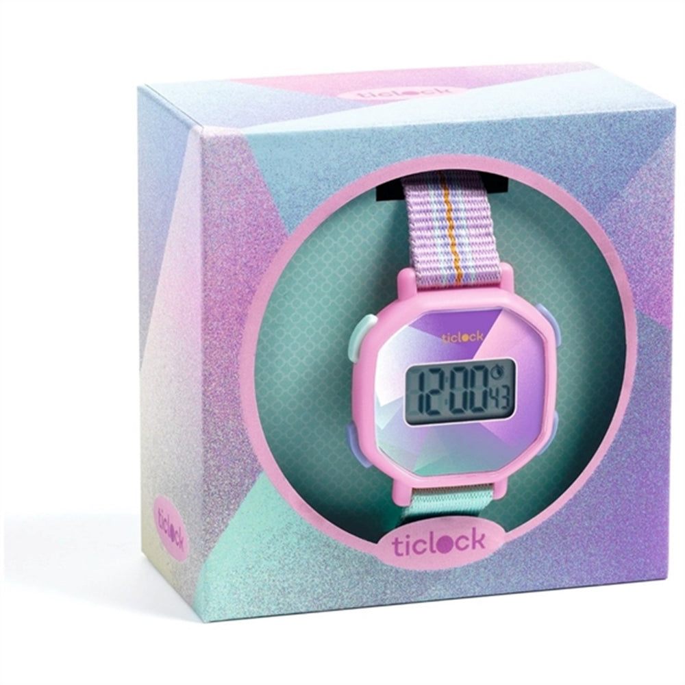 Ticlock Digitalur Lilla Prismer - Djeco