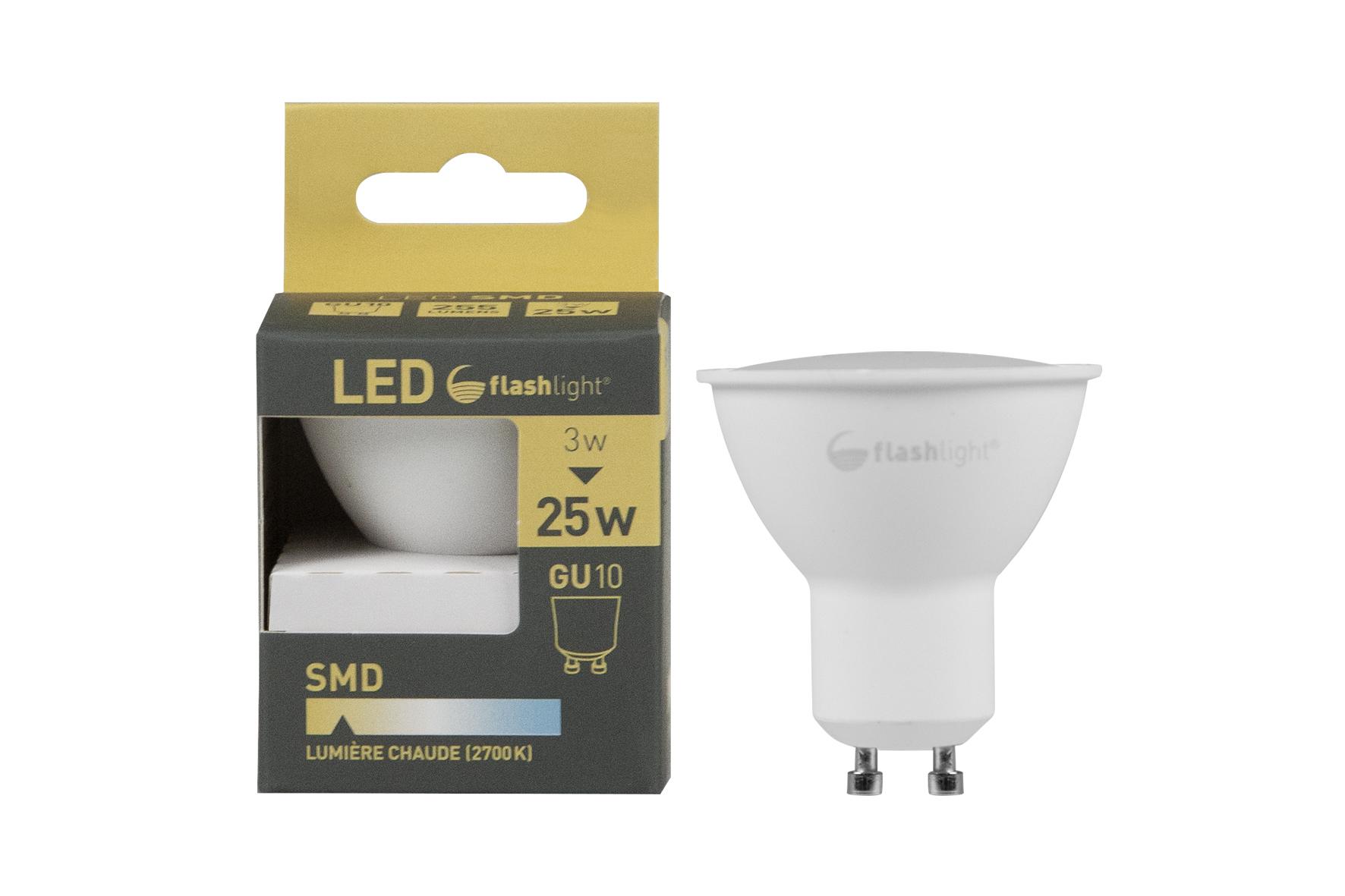 AMPOULE LED SPOT GU10 3W