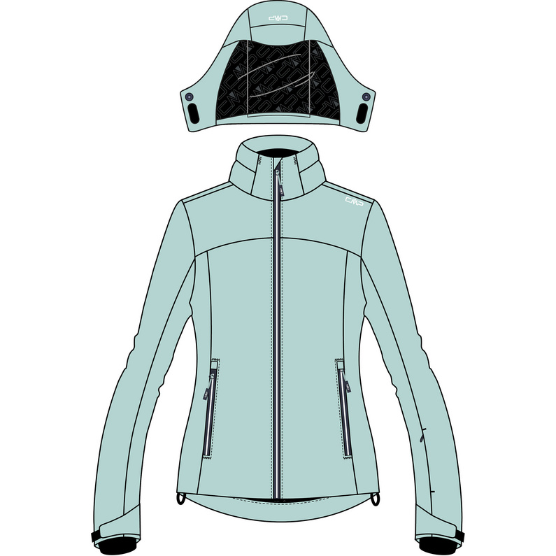 CMP Damen Zip Hoodie Jacke
