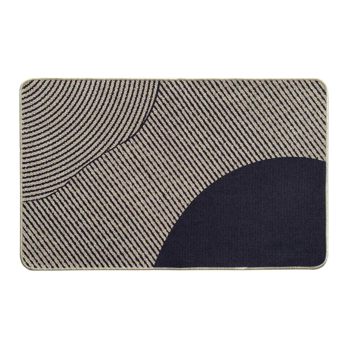 Tapis antidérapant velours (50 x 80 cm) Dune Beige